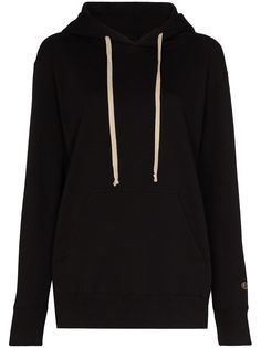 Rick Owens худи с кулиской и логотипом из коллаборации с Champion