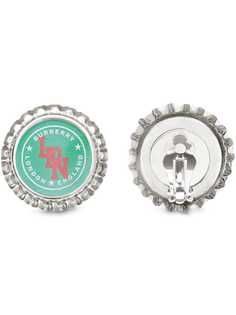 Burberry серьги Bottle Cap