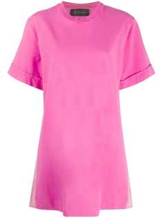 Mr & Mrs Italy плиссированное платье-футболка с короткими рукавами