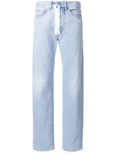 Off-White прямые джинсы