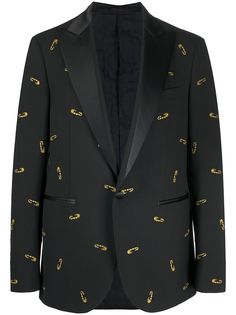 Versace пиджак Safety Pin