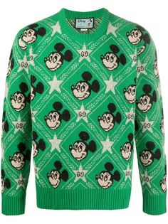 Gucci джемпер Mickey Mouse из коллаборации с Disney