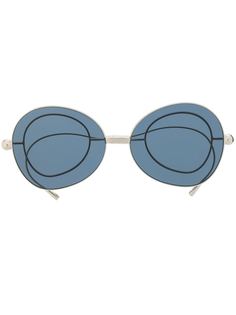 Percy Lau очки с закругленными дужками из коллаборации с Deepmoss