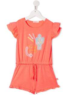 Billieblush ромпер с оборками и графичным принтом