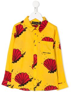 Mini Rodini рубашка с принтом