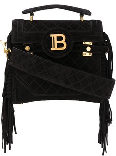 Balmain сумка-тоут B-Buzz 23 с бахромой