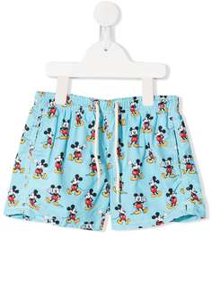 Mc2 Saint Barth Kids плавки-шорты Jean Lighting с принтом Mickey