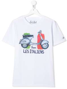 Mc2 Saint Barth футболка с принтом Vespa