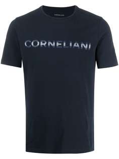 Corneliani футболка с круглым вырезом и логотипом
