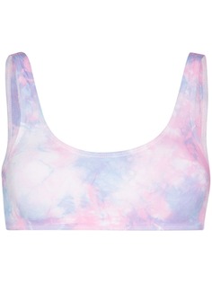 Frankies Bikinis бикини Colby с принтом тай-дай