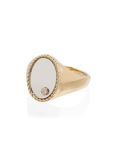 Yvonne Léon перстень из желтого золота с бриллиантом