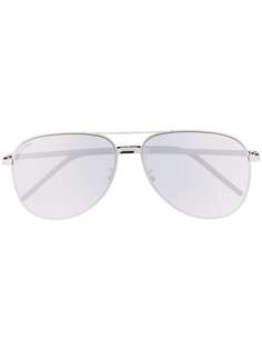 Saint Laurent Eyewear солнцезащитные очки-авиаторы в узкой оправе