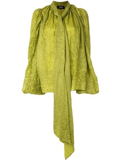 Rochas рубашка с жатым эффектом и завязками