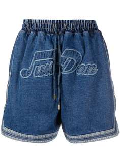 Just Don джинсовые шорты с логотипом