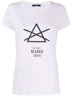 LIU JO футболка Do Not Bleach