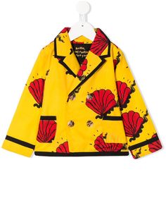 Mini Rodini пиджак с принтом Shell