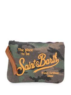 Mc2 Saint Barth клатч с камуфляжным принтом и логотипом