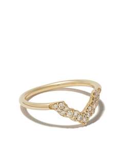Astley Clarke большое кольцо Interstellar Axel из желтого золота с бриллиантами