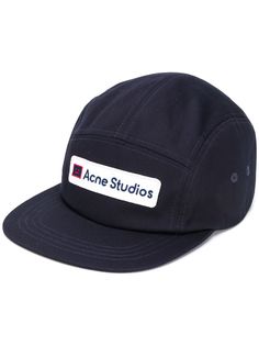 Acne Studios кепка с нашивкой-логотипом
