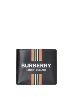 Burberry бумажник с отделкой Icon Stripe
