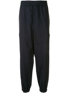 3.1 Phillip Lim зауженные брюки карго в тонкую полоску
