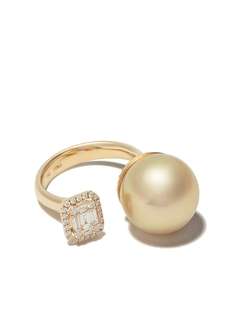 Yoko London кольцо Starlight из желтого золота с жемчугом и бриллиантами