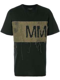 Mr & Mrs Italy футболка с панелью с логотипом с эффектом потертости