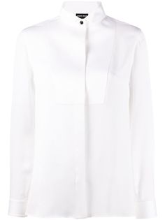 Giorgio Armani рубашка с воротником-стойкой