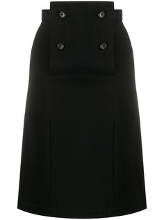 Comme Des Garçons Pre-Owned юбка прямого кроя 1988-го года с пуговицами