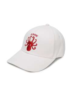 Mini Rodini бейсболка Octopus с вышивкой