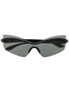 Maison Margiela солнцезащитные очки 3502669 301 в прямоугольной оправе