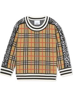 Burberry Kids джемпер в клетку House Check