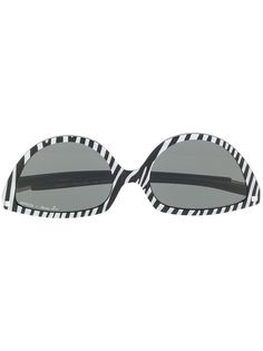 Martine Rose солнцезащитные очки SOS Zebra