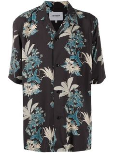 Carhartt WIP рубашка Hawaiian с цветочным принтом