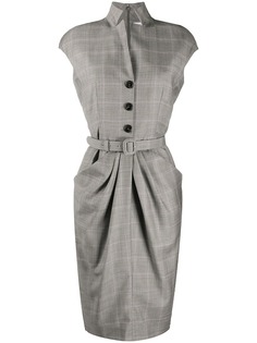 Christian Dior платье 2000-х годов в клетку pre-owned