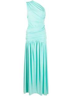 Christian Pellizzari платье на одно плечо с драпировкой