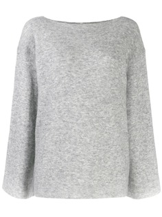 3.1 Phillip Lim пуловер с вырезом-лодочкой и широкими рукавами