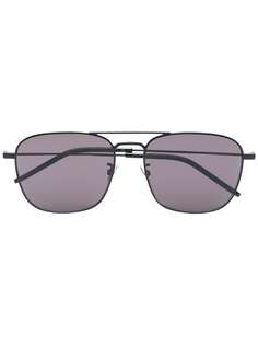 Saint Laurent Eyewear солнцезащитные очки-авиаторы с затемненными линзами