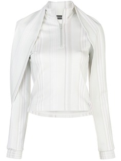 Y/Project блузка-кейп в полоску