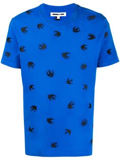McQ Swallow футболка с вышивкой Swallow Alexander McQueen