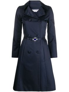 Christian Dior двубортное пальто 2000-х годов A-силуэта