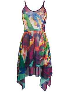 Jean Paul Gaultier Pre-Owned платье 1998-го года с абстрактным принтом