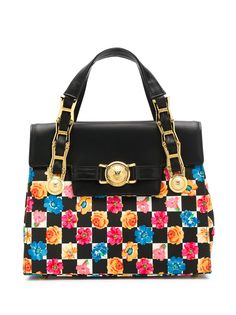 Versace Pre-Owned сумка с цветочным принтом