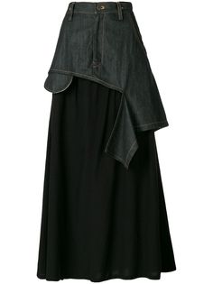 Yohji Yamamoto Pre-Owned многослойная юбка