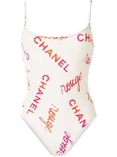 Chanel Pre-Owned купальник 1996-го года с логотипом