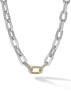 David Yurman колье DY Madison из желтого золота и серебра