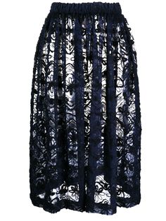 Comme Des Garçons Pre-Owned кружевная юбка 1997-го года