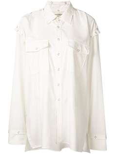 Maison Mihara Yasuhiro рубашка оверсайз с карманами