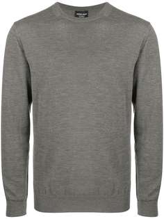 Giorgio Armani кашемировый пуловер с круглым вырезом