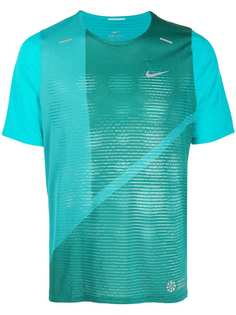 Nike футболка с круглым вырезом и вставками
